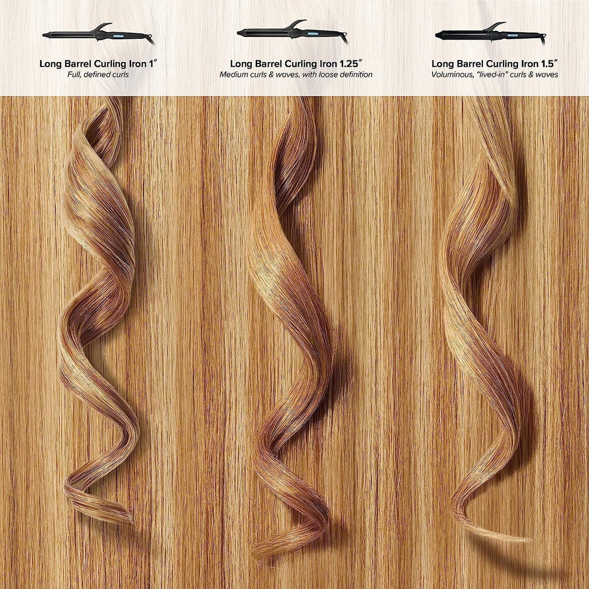 Long Barrel Curling Iron, 1.25 F70757