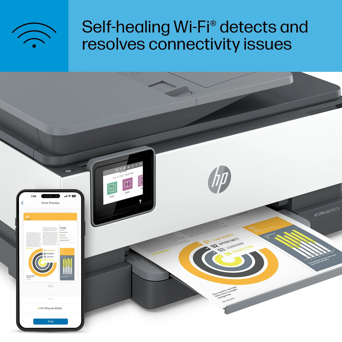 Wireless Color Inkjet All-in-One Printer W938126