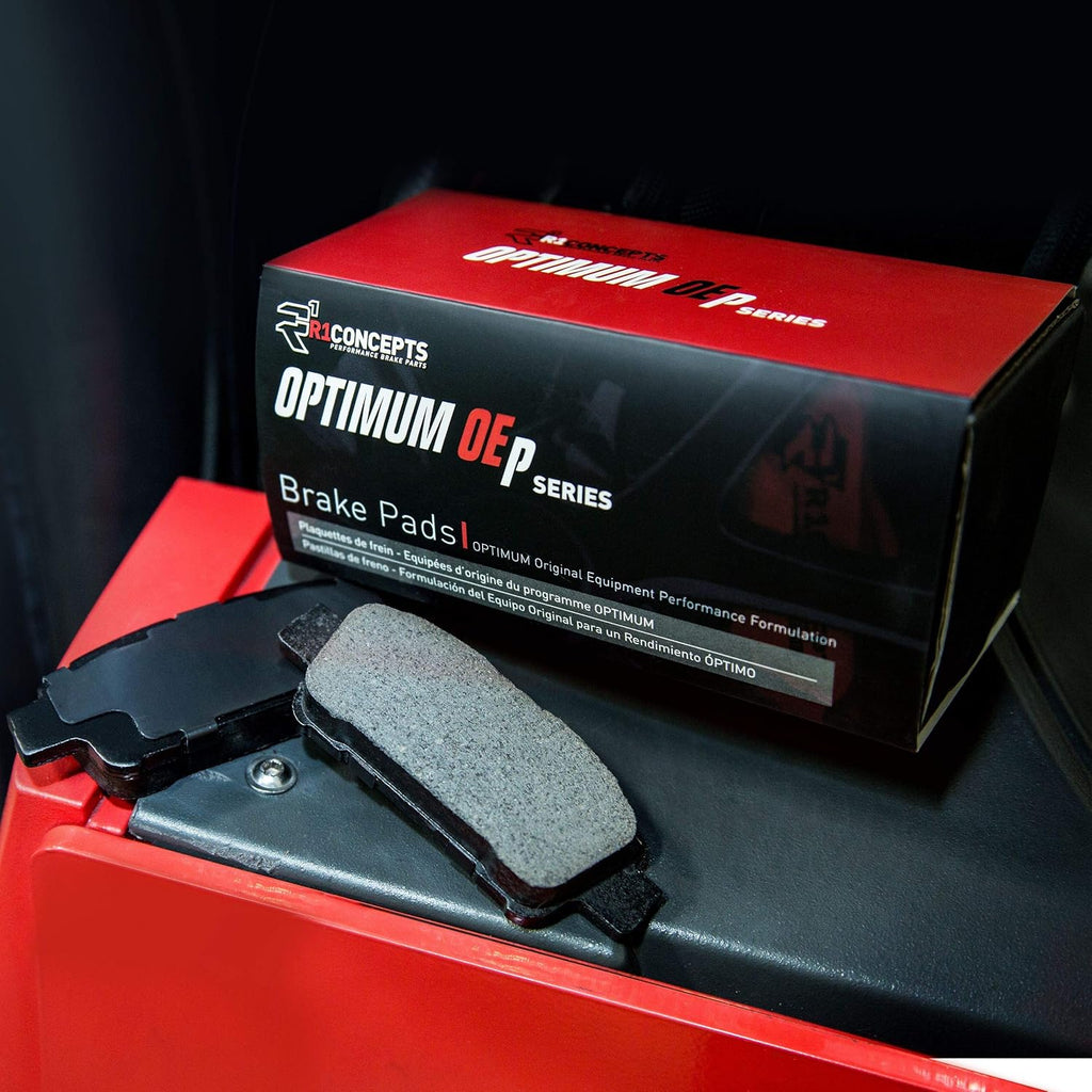 Rear Carbon Brake Rotors with Optimum OEp Pads Z31631