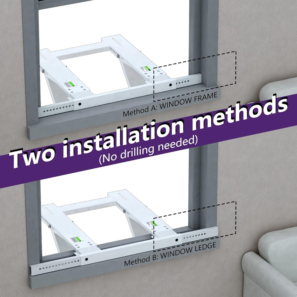 Window Air Conditioner Support Bracket, Heavy Duty Holds Up to 200 lbs Pack of 2 V36159