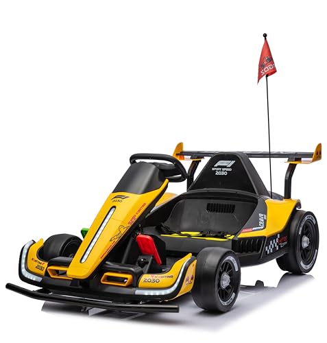 24V Rechargeable Ride-On Toy with LED Lights and Adjustable Seat B831