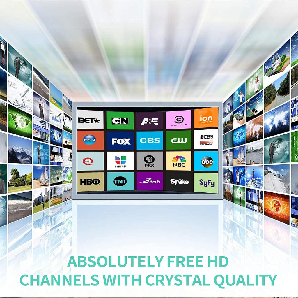 HD Digital TV Antenna 400 Miles Range Indoor Outdoor 4K 1080P P630228