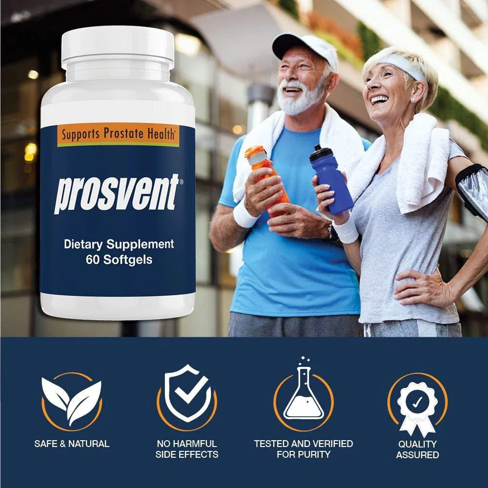 Natural Prostate Health Supplements with Saw Palmetto, Pygeum, Lycopene, Stinging Nettle, Beta Sitosterol, Pumpkin Seed Oil, 1 Month Supply R91793