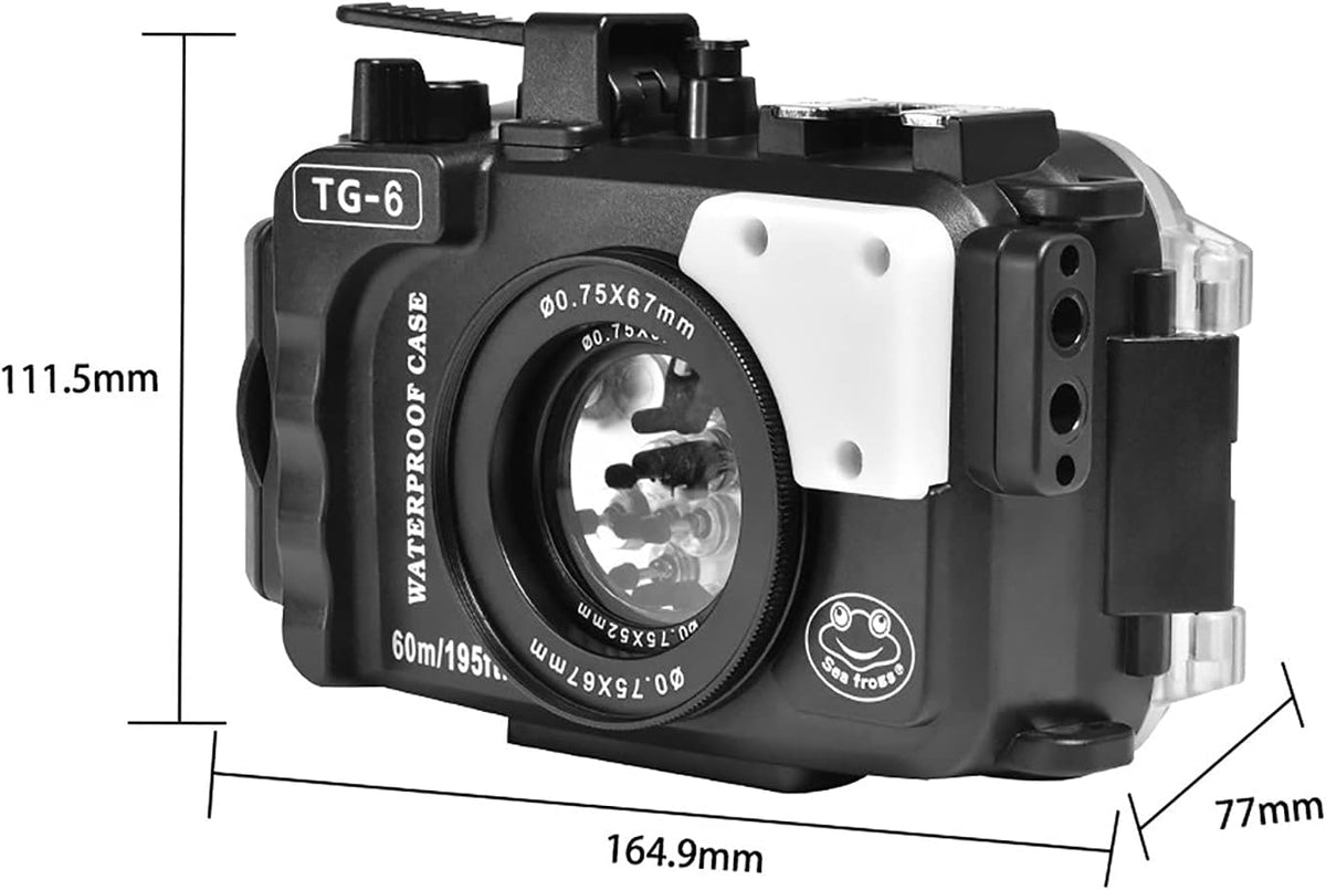60m Underwater Camera Housing Diving Case W596864