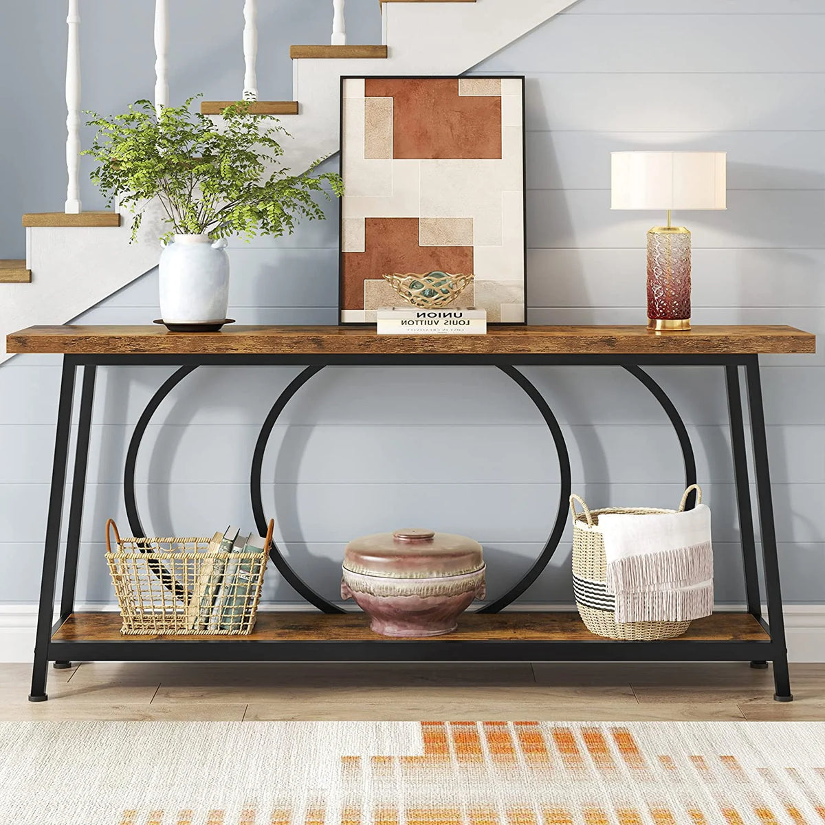 70.9 Inch Console Table with Storage W72432