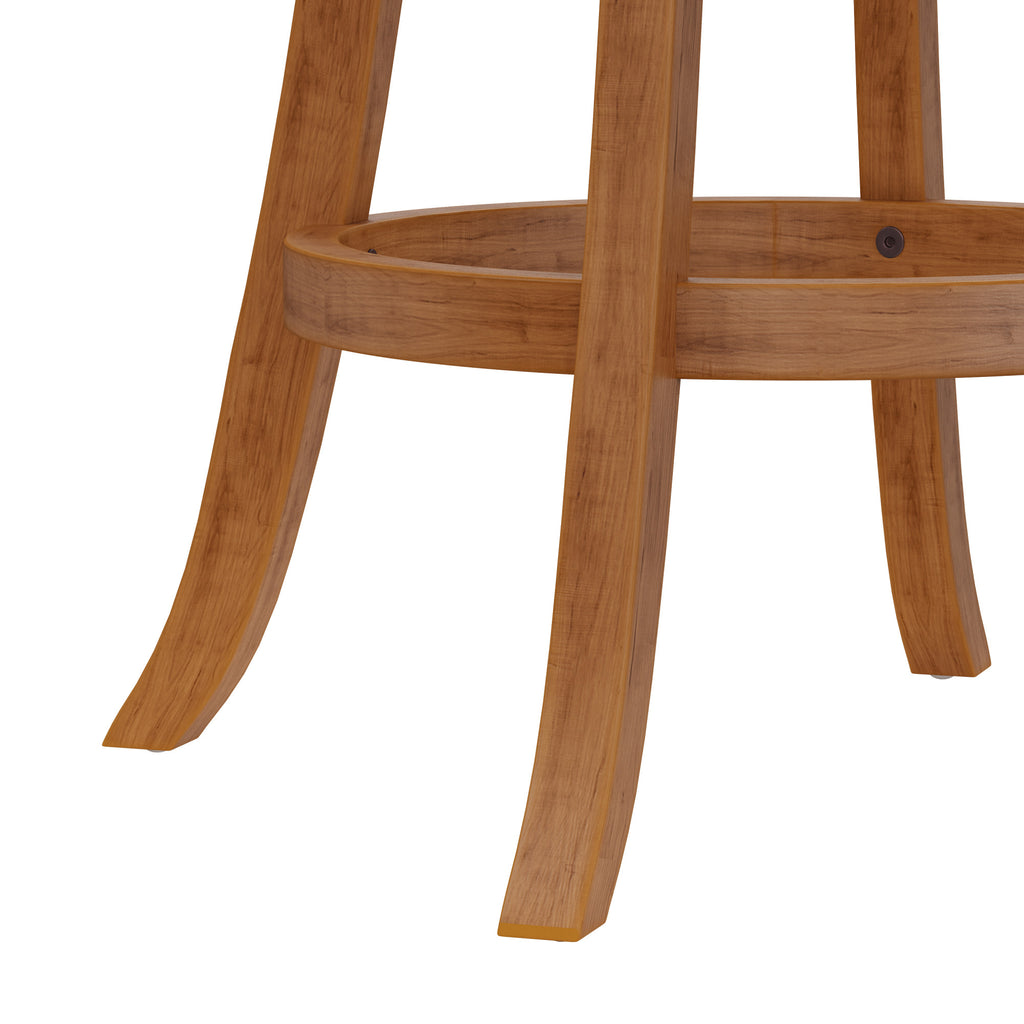 Brown Swivel Bar Stool J2183