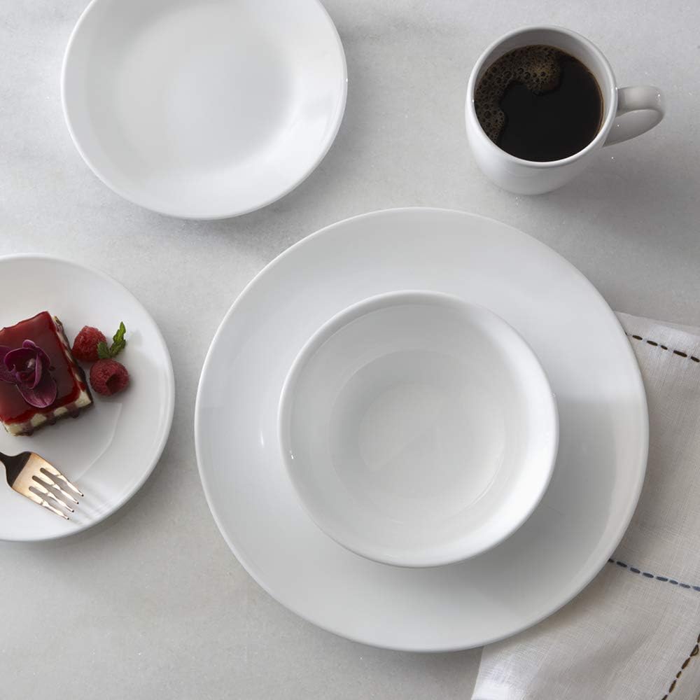 30-Piece White Dinnerware Set J8462