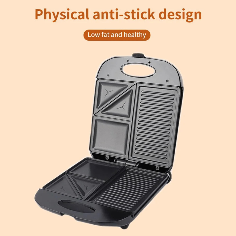 3in1 Non-Stick Waffle Maker 1400W A2977