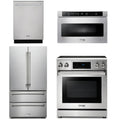30 Electric Range, Microwave, Refrigerator, Dishwasher F124