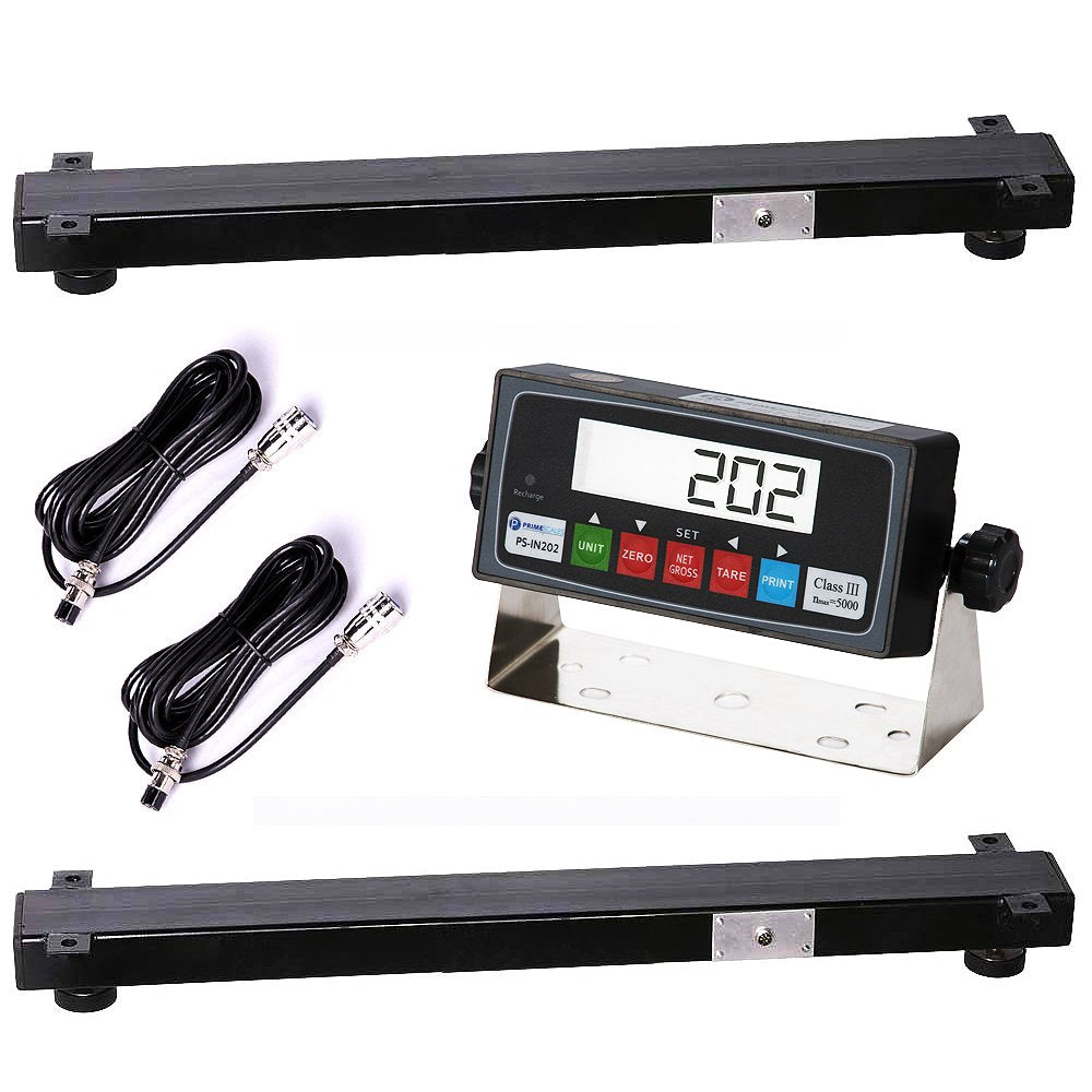 10000lb Load Bar Scale Set with Two Weigh Bar and One Indicator N3749