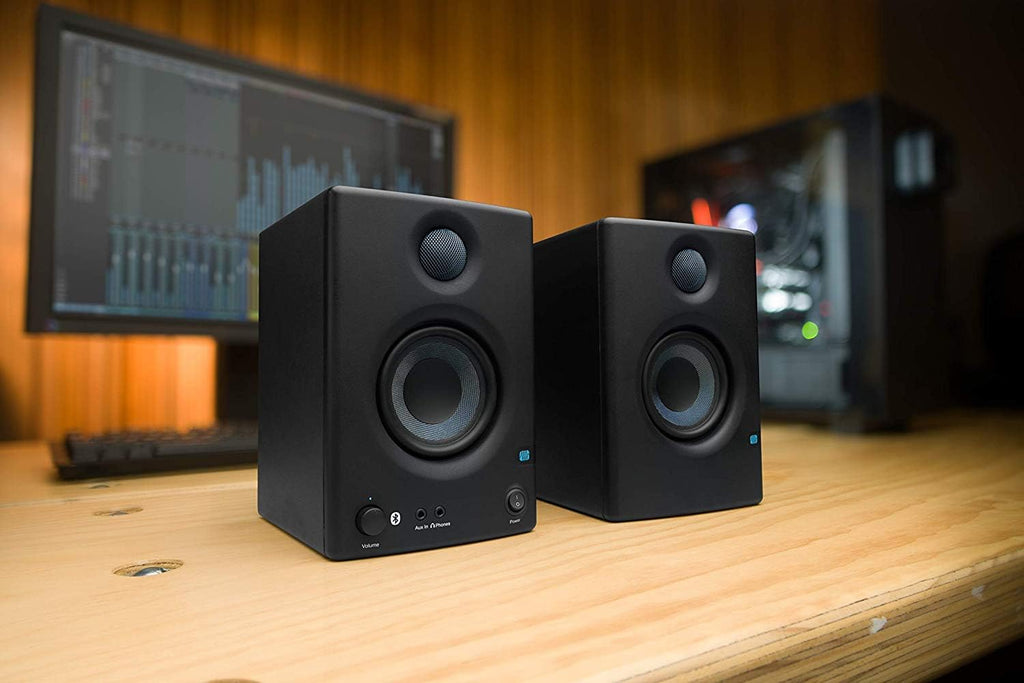 Audio Interface with Studio Monitors and Instrument Cable C323327