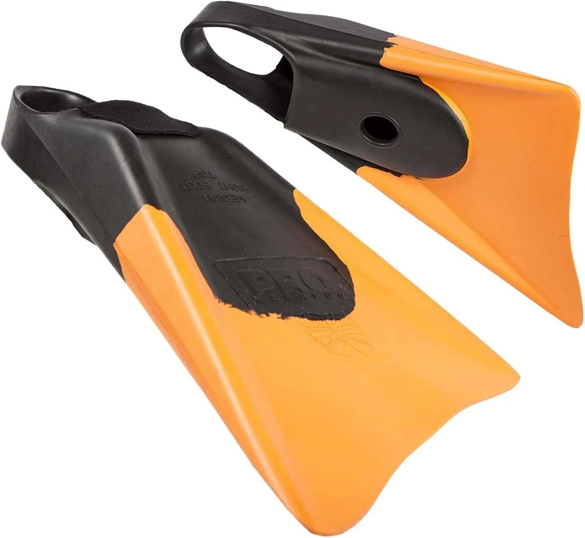 Black/Orange Swimfins Y9404