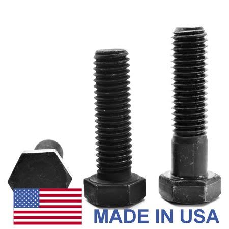3/4 inch-16 x 4 inch Fine Thread Grade 5 Hex Cap Screw, Black Oxide, Pk 60 C948255