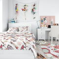 Twin Duvet Cover and Sham Set V570