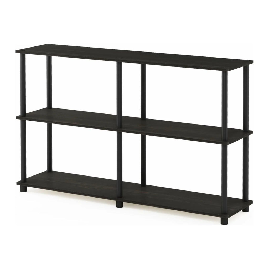 3-Tier Double Size Storage Display Rack in Black/Gray E937