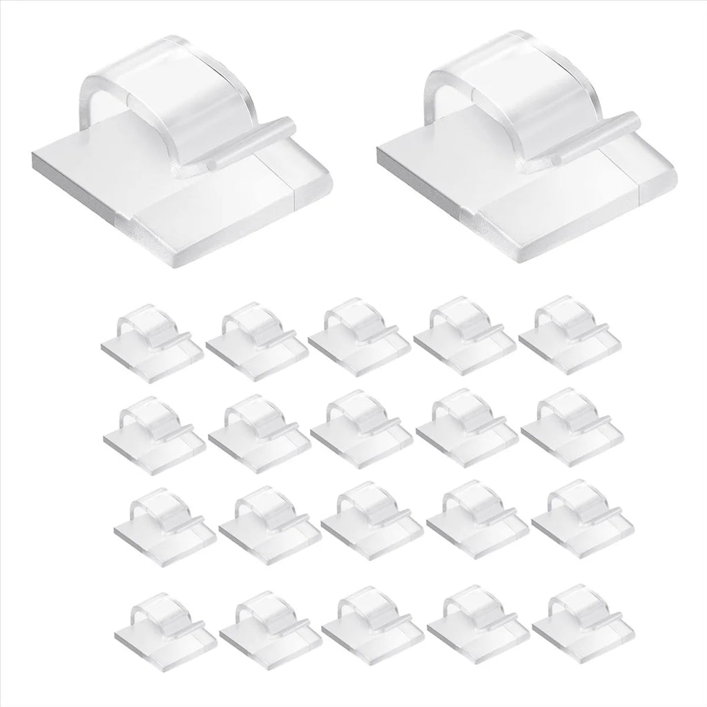 100 Pc Clear Outdoor Light Clips M17807