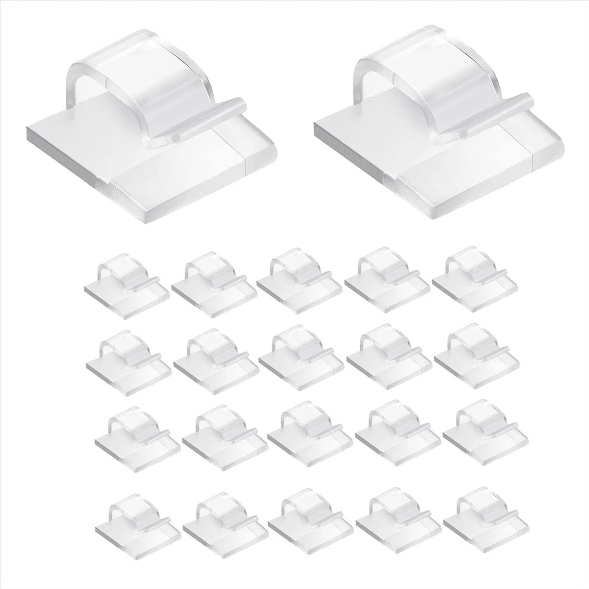 100 Pc Clear Outdoor Light Clips M17807