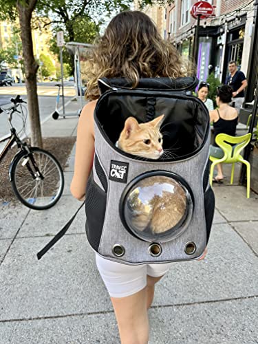 Airline Approved Cat Carrier Backpack with Space Capsule Bubble J79864
