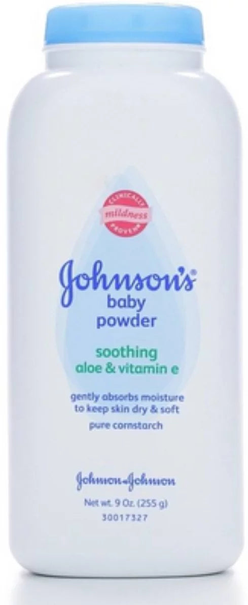 9 oz Pack of 4 Pure Cornstarch Baby Powder I783168