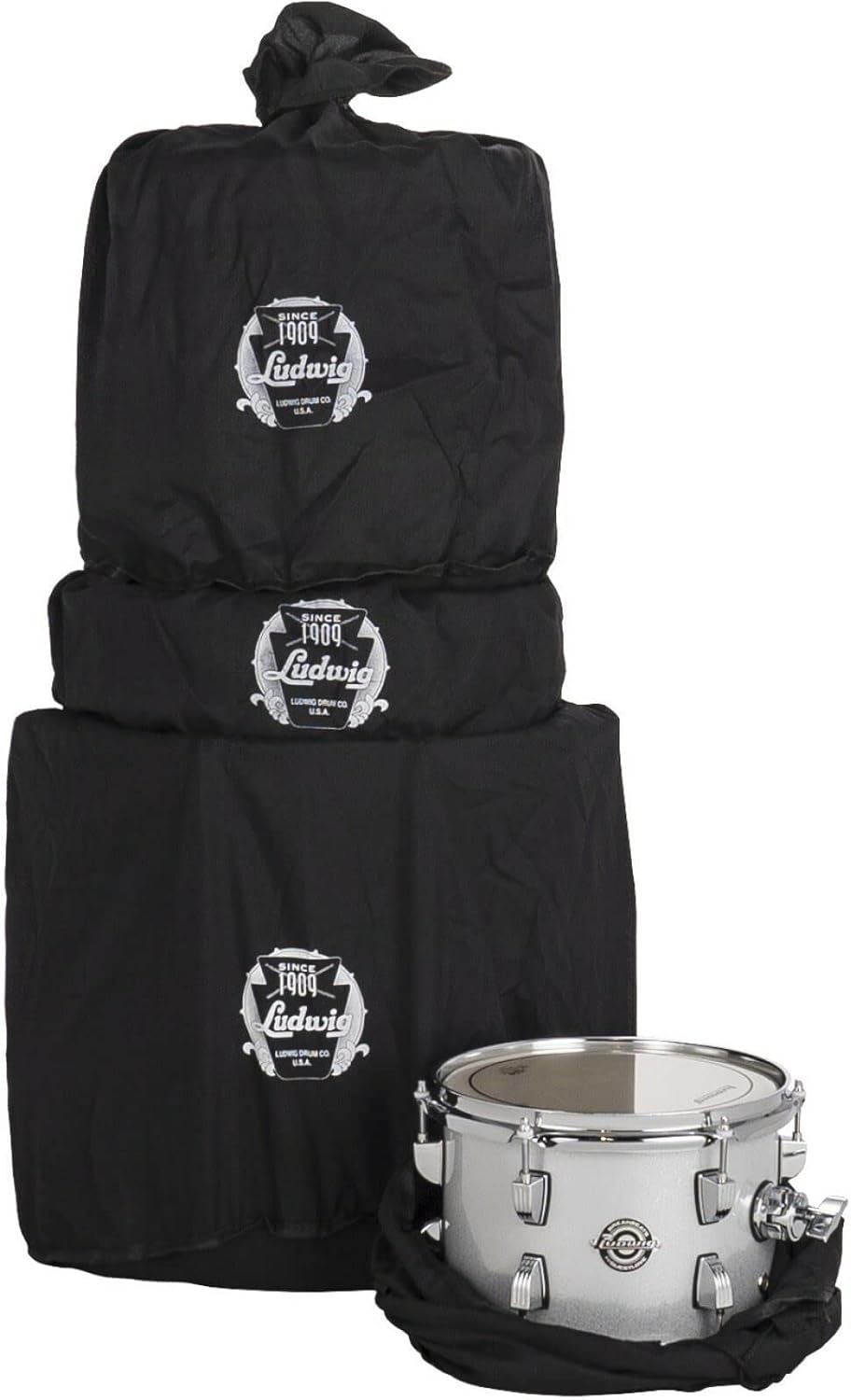 4-Piece Drum Set Shell Pack, Silver Sparkle C230