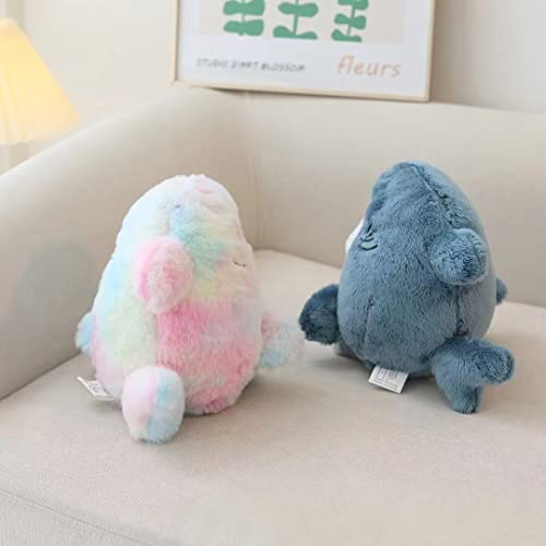 Grey Blue Dazzling Gold Plush Toy Stuffed Animal Doll Pillow G3998