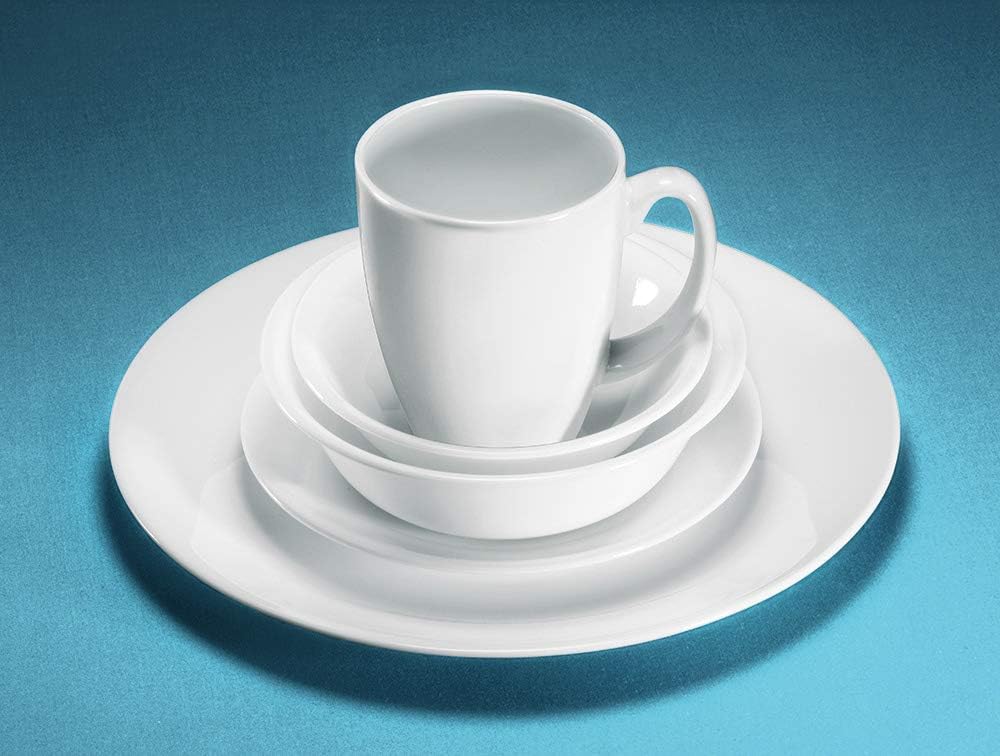30-Piece White Dinnerware Set J8462