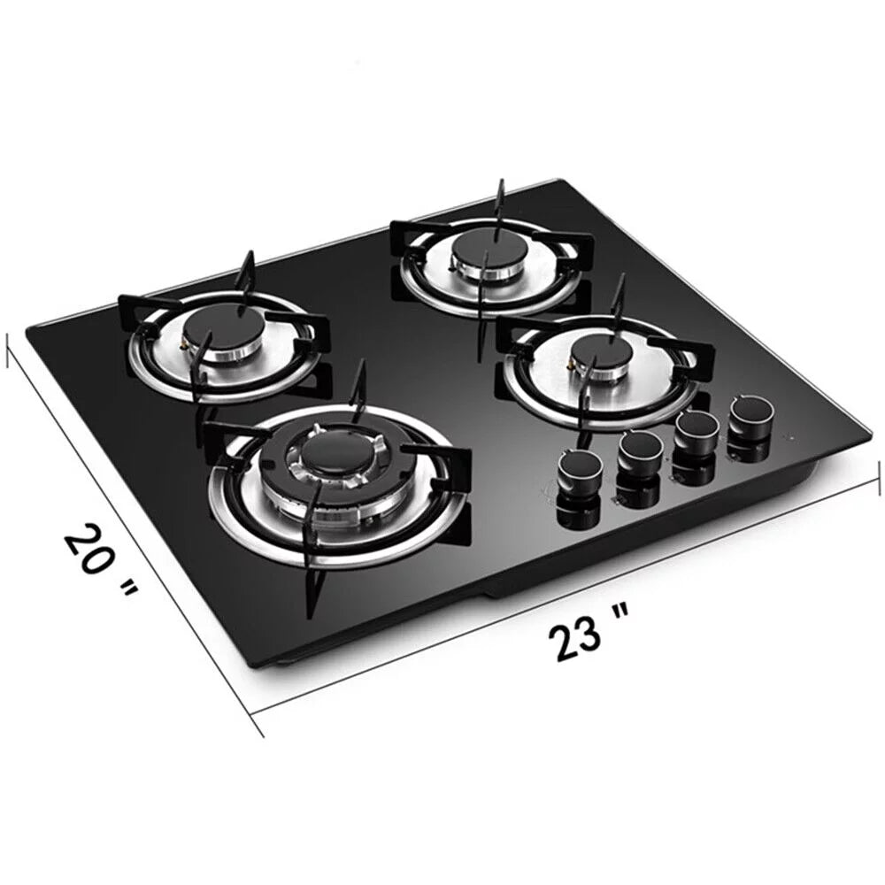 4 Burners Gas Cooktop Tempered Glass A213