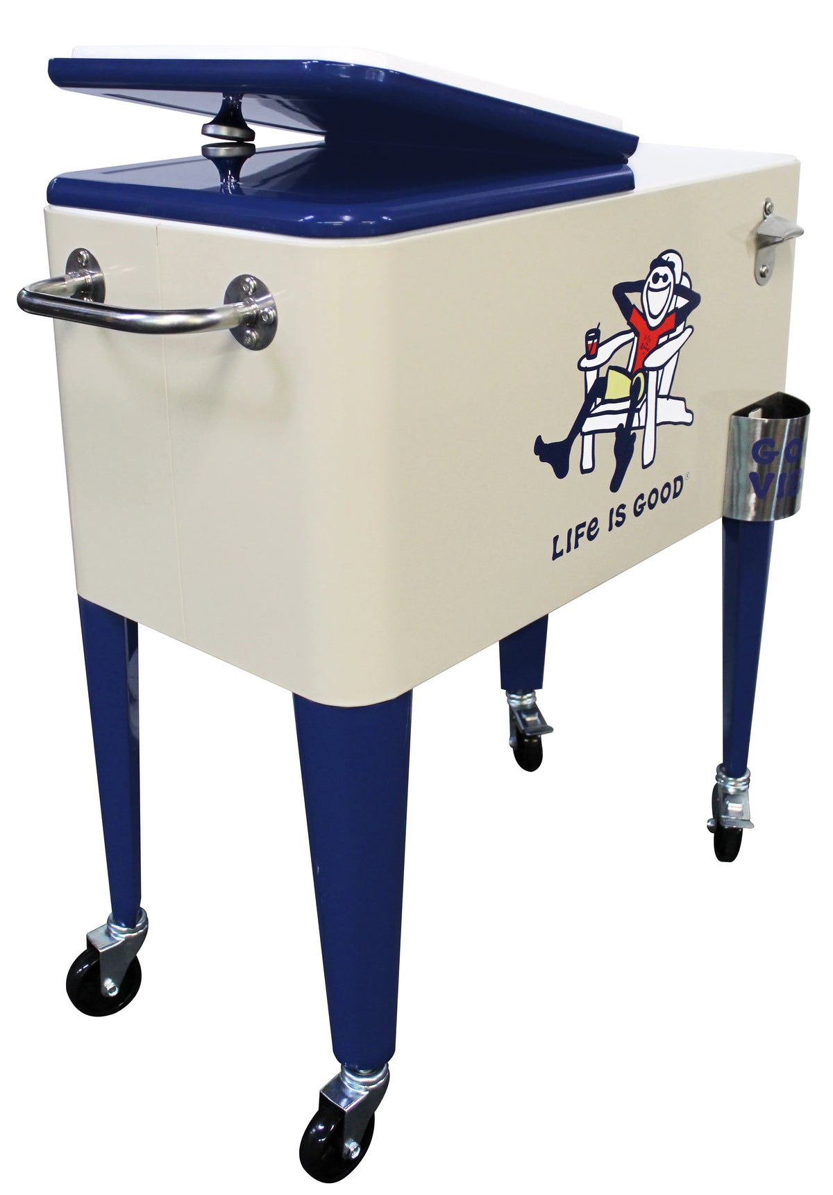 60 Quart Metal Outdoor Patio Cooler K3889