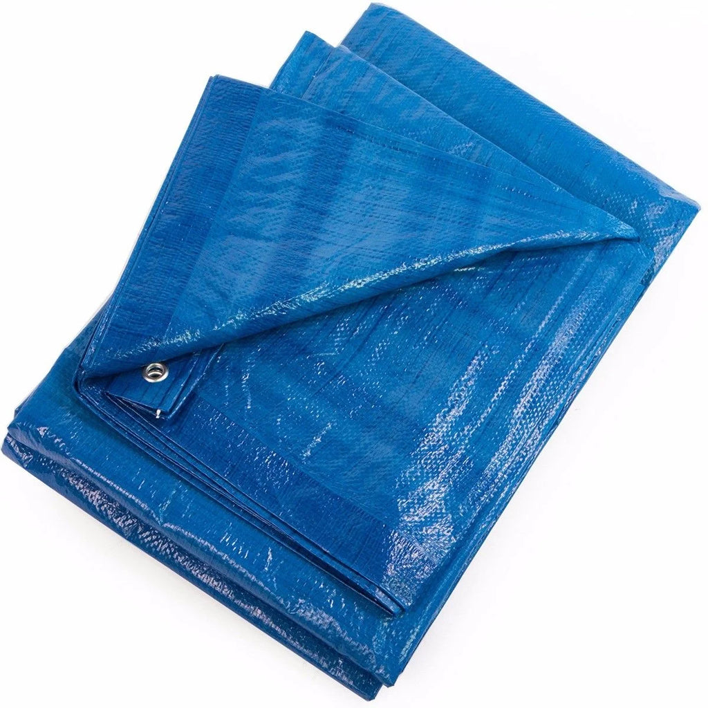 Blue Poly Tarp 10' x 20' Protective Cover Z507071