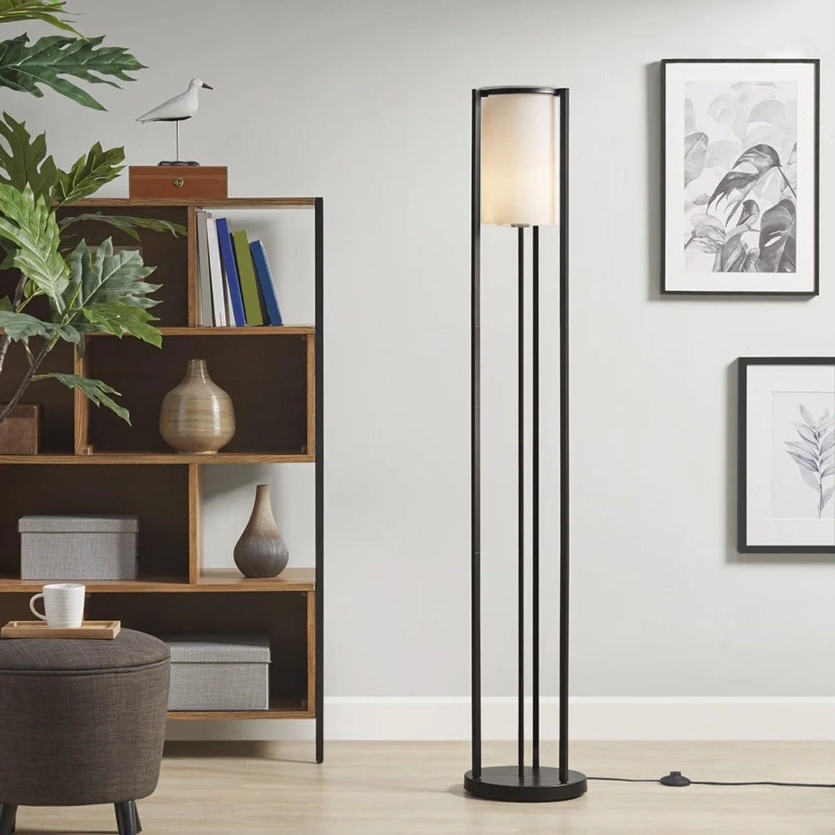 Floor Lamp with Black Finish Y28097