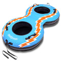 Retro 2 Person Snow Tube with Canvas Cover A8167