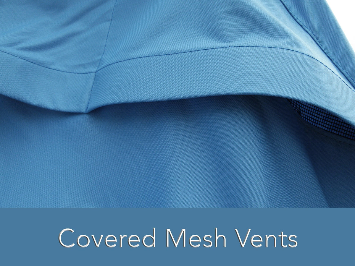 Blue Polyester Jet Ski Cover with Drawcord Hem O995