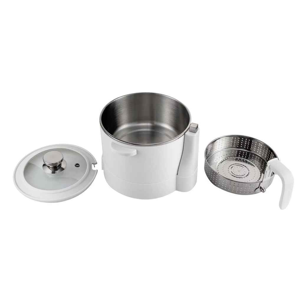 3-in-1 Electric Hot Pot Steamer with Steaming Basket E213