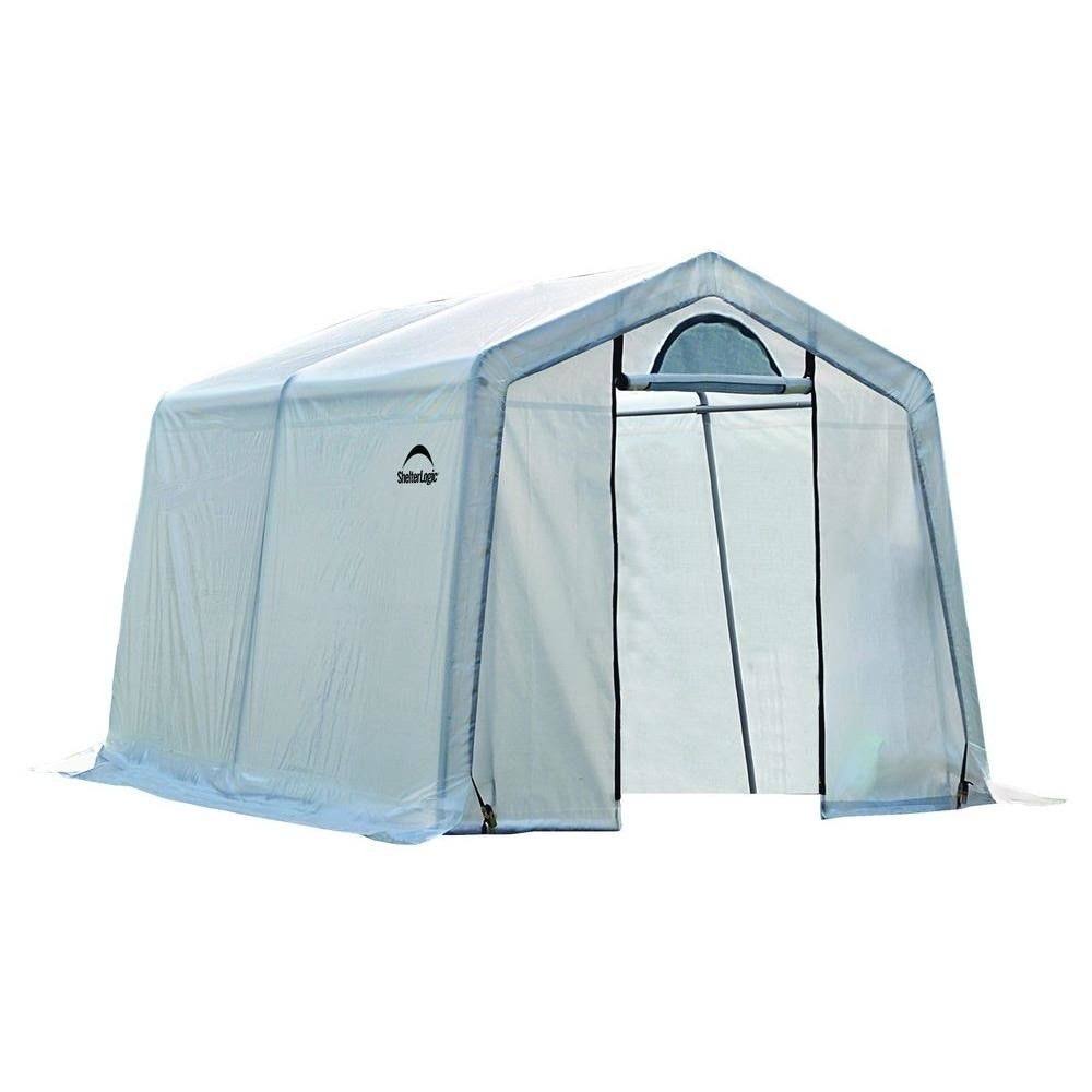10 ft. x 10 ft. x 8 ft. Firewood Seasoning Shed P650684
