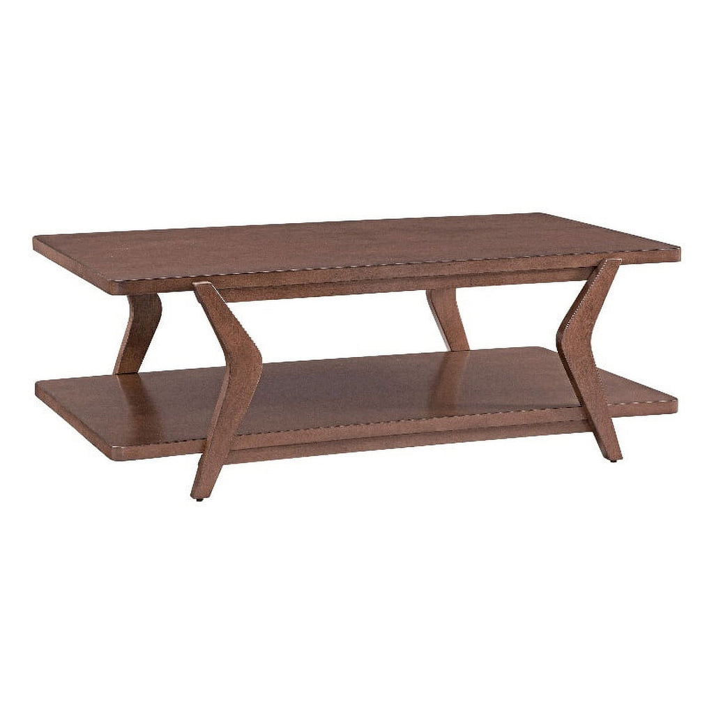 Brown Walnut Wood Cocktail Table Q613
