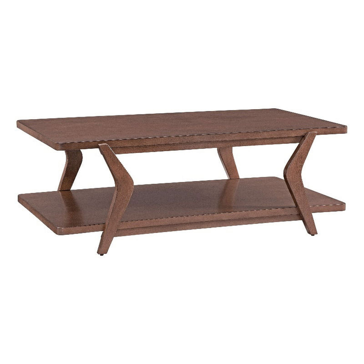 Brown Walnut Wood Cocktail Table Q613