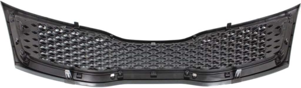 Black Grille Assembly with Chrome Molding G84025