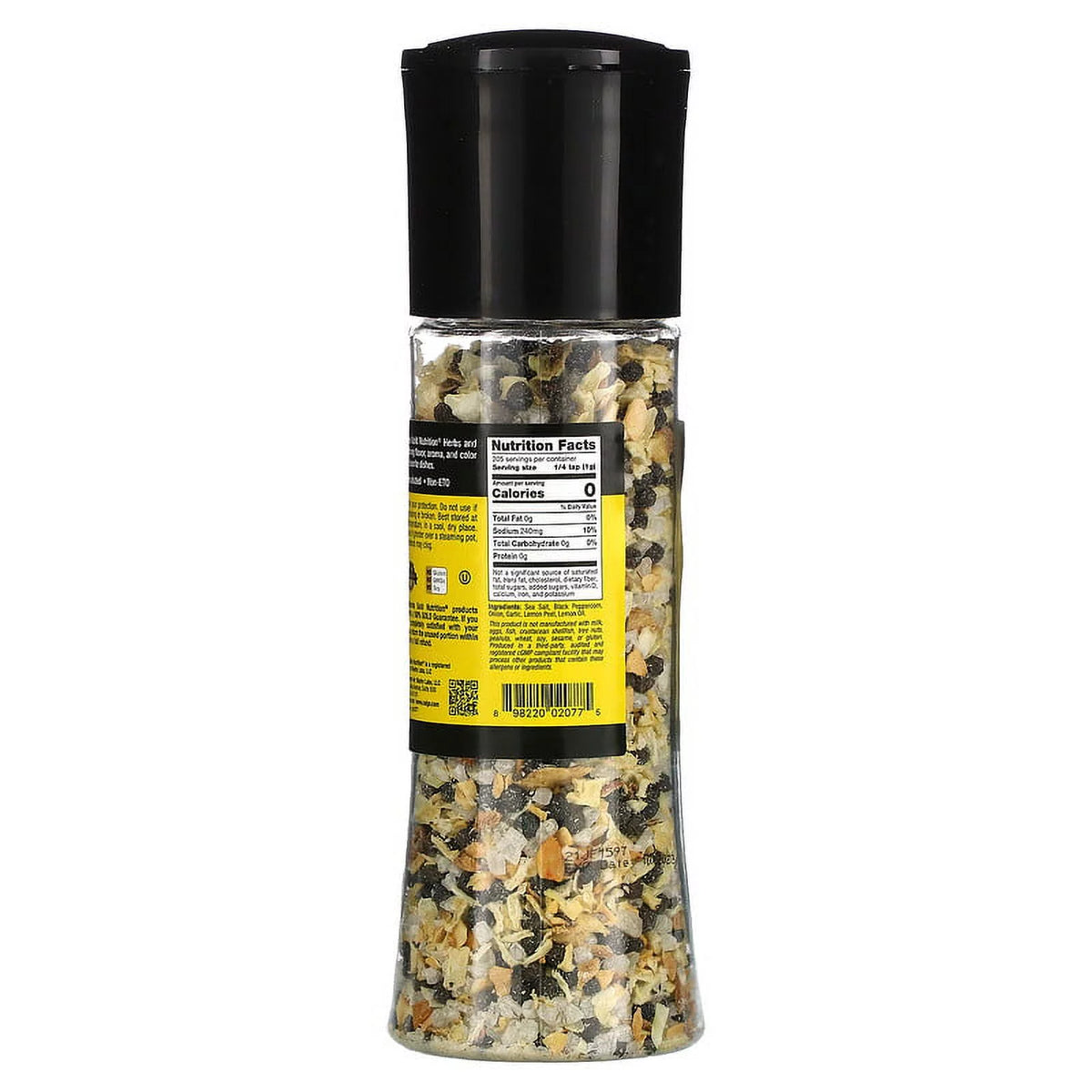 Lemon & Pepper Salt Grinder 7.23 oz Pack of 4 E20389