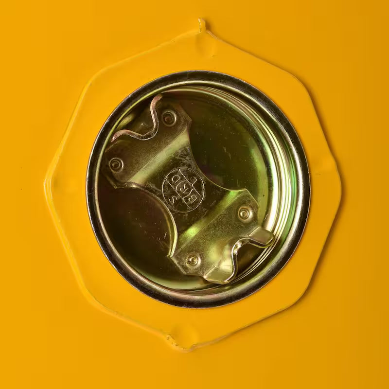 Yellow Steel Freestanding Flammable Liquid Storage Cabinet G66681