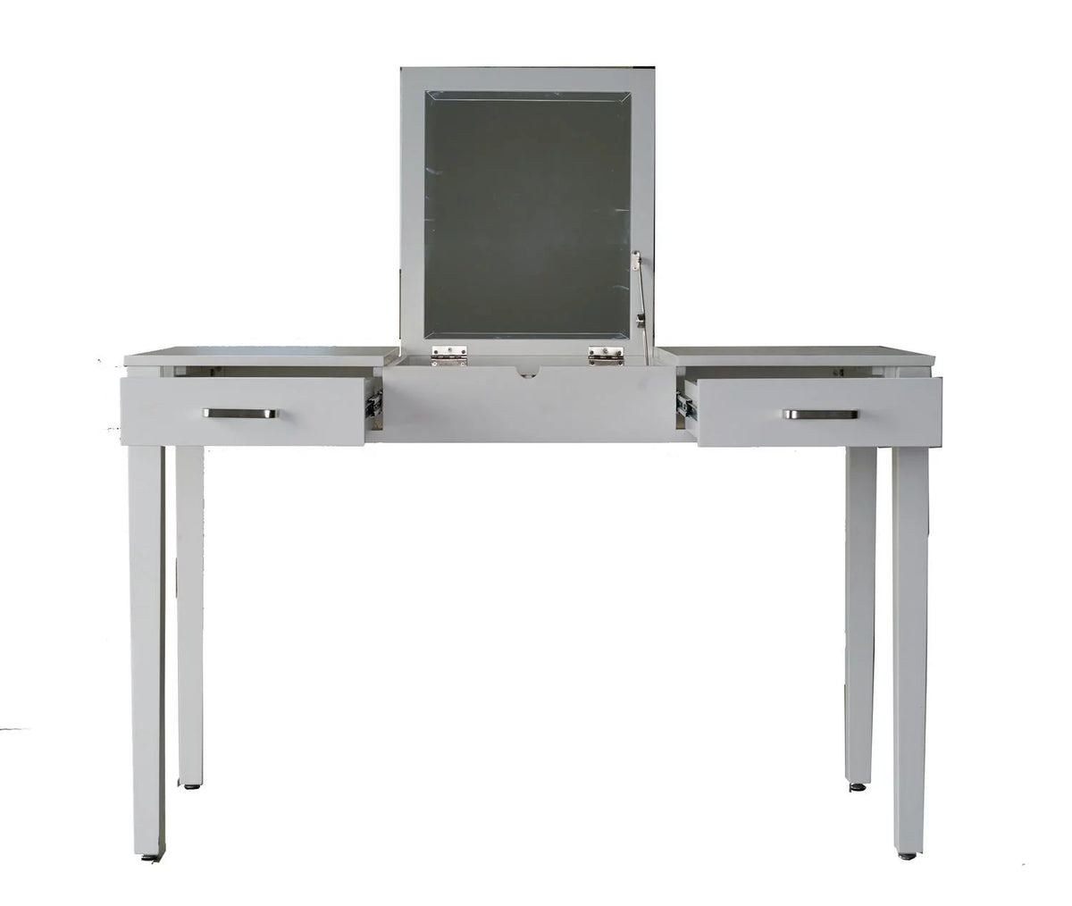 White Rectangle Writing Desk with Drawer L5519