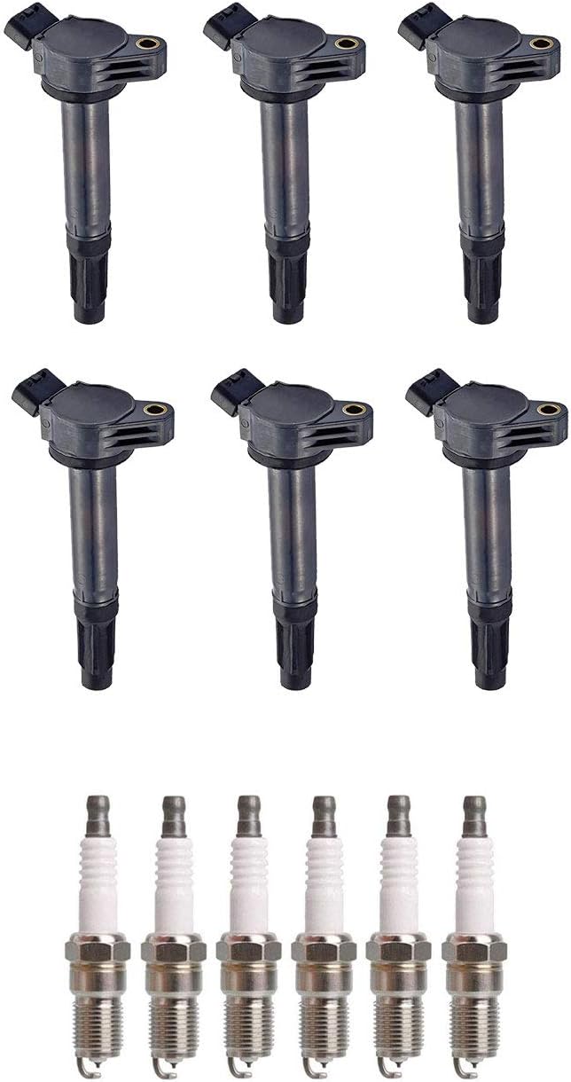 Set of 6 Ignition Coil Pack and 6 Spark Plugs H547456