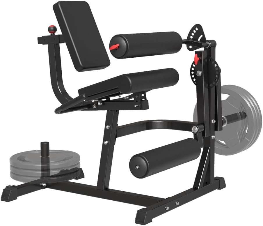 Adjustable Plate Loaded Leg Rotary Extension Machine Y25686