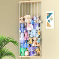 Wood Corner Stuffed Animal Storage Organizer with Star Pattern U568825