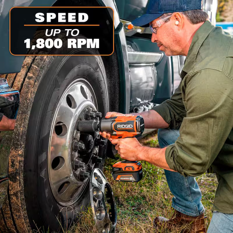 18V Brushless Cordless 1/2 in. High-Torque Impact Wrench Kit B5792