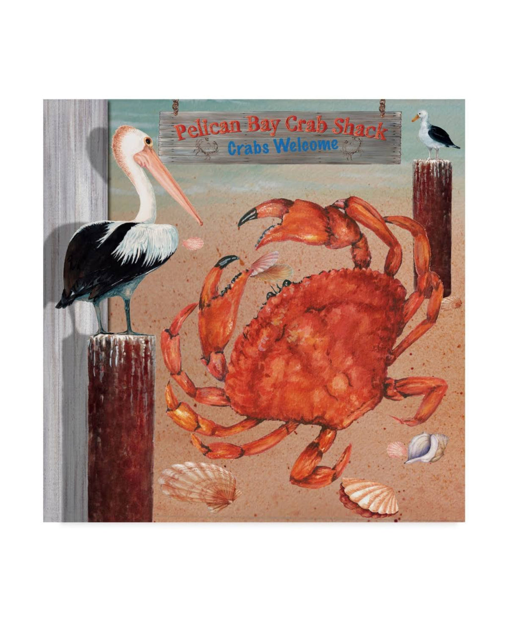 Pelican Beach Canvas V207
