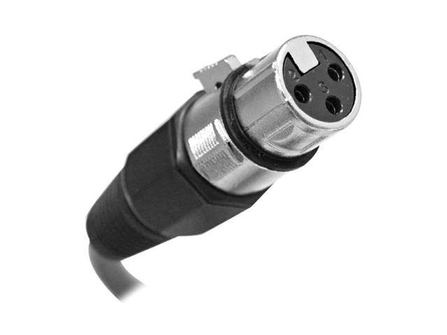 8 Pack Black XLR Microphone Cables Q831