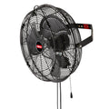 18 inch Outdoor Wall Mounted Fan with Misting Kit M240
