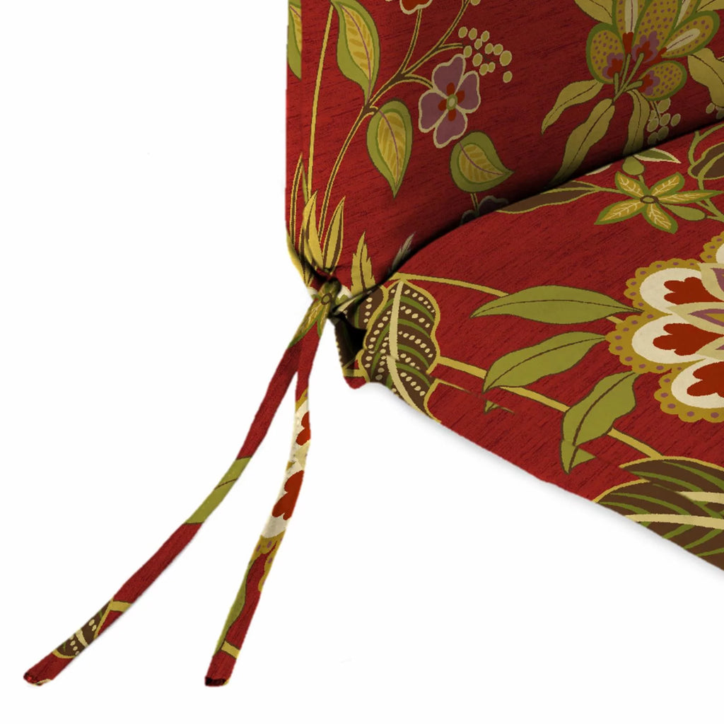 72 x 22 in. Rectangular Outdoor Chaise Lounge Cushion with Ties Y171806