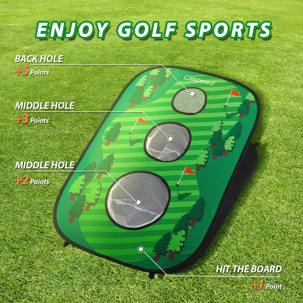 Foldable Chipping Net Cornhole Game Set U14659