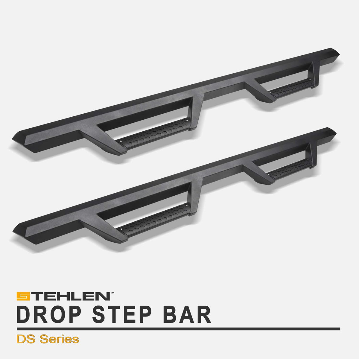 Matte Black Nerf Bars Running Boards for Ford F150 Super Duty B612365